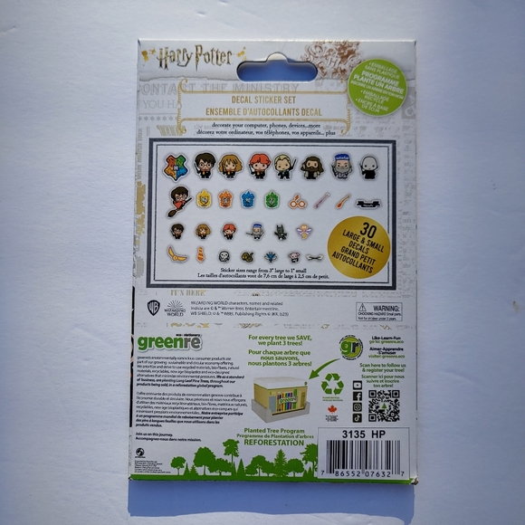 Harry Potter Decal Sticker Set 30 Pieces Assorted - Picture 5 of 6